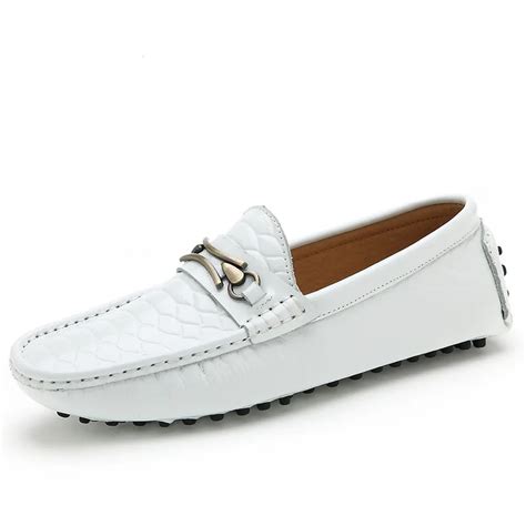 mocassin blanc homme gucci